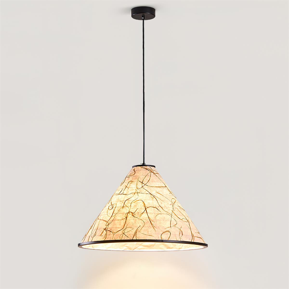 Auraline Organic Rice Paper Pendant Light