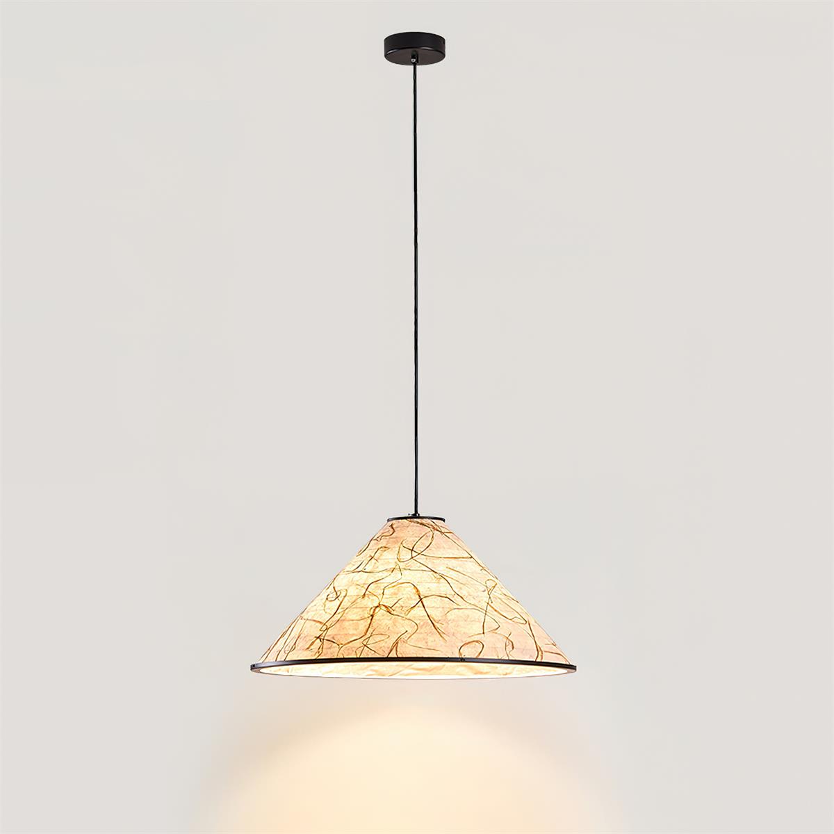 Auraline Organic Rice Paper Pendant Light