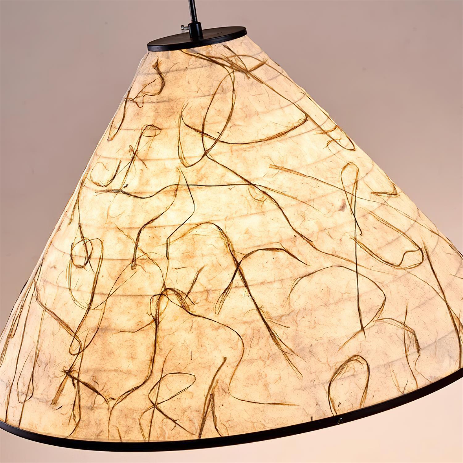 Auraline Organic Rice Paper Pendant Light