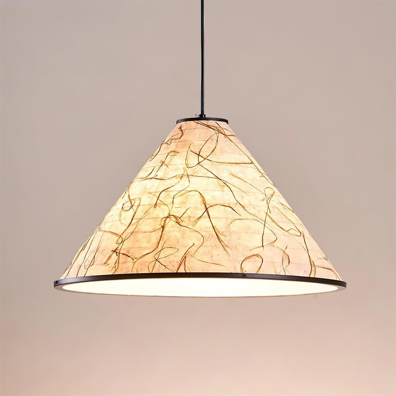 Auraline Organic Rice Paper Pendant Light