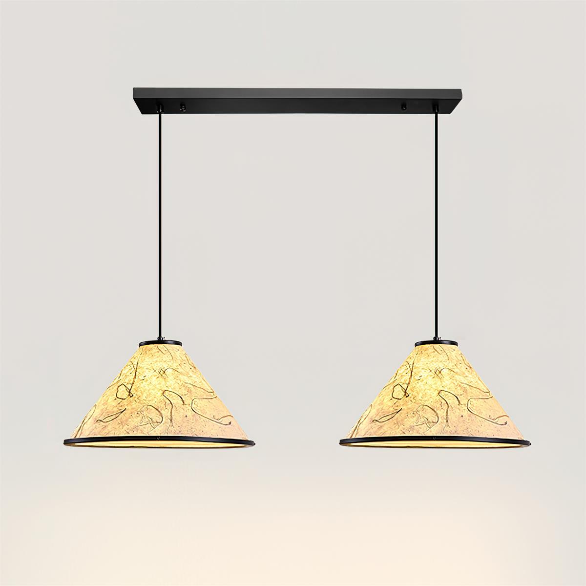 Auraline Organic Rice Paper Pendant Light