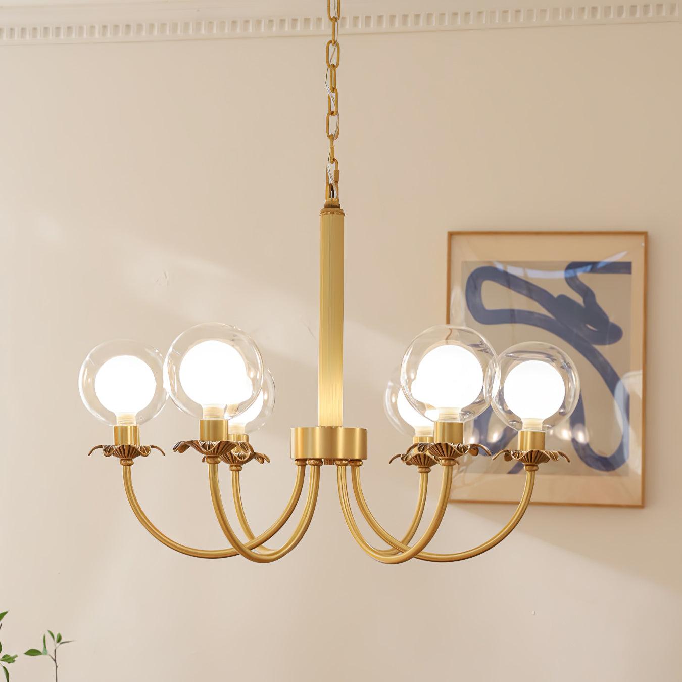 Crown Classic Glass Chandelier - Blowlighting