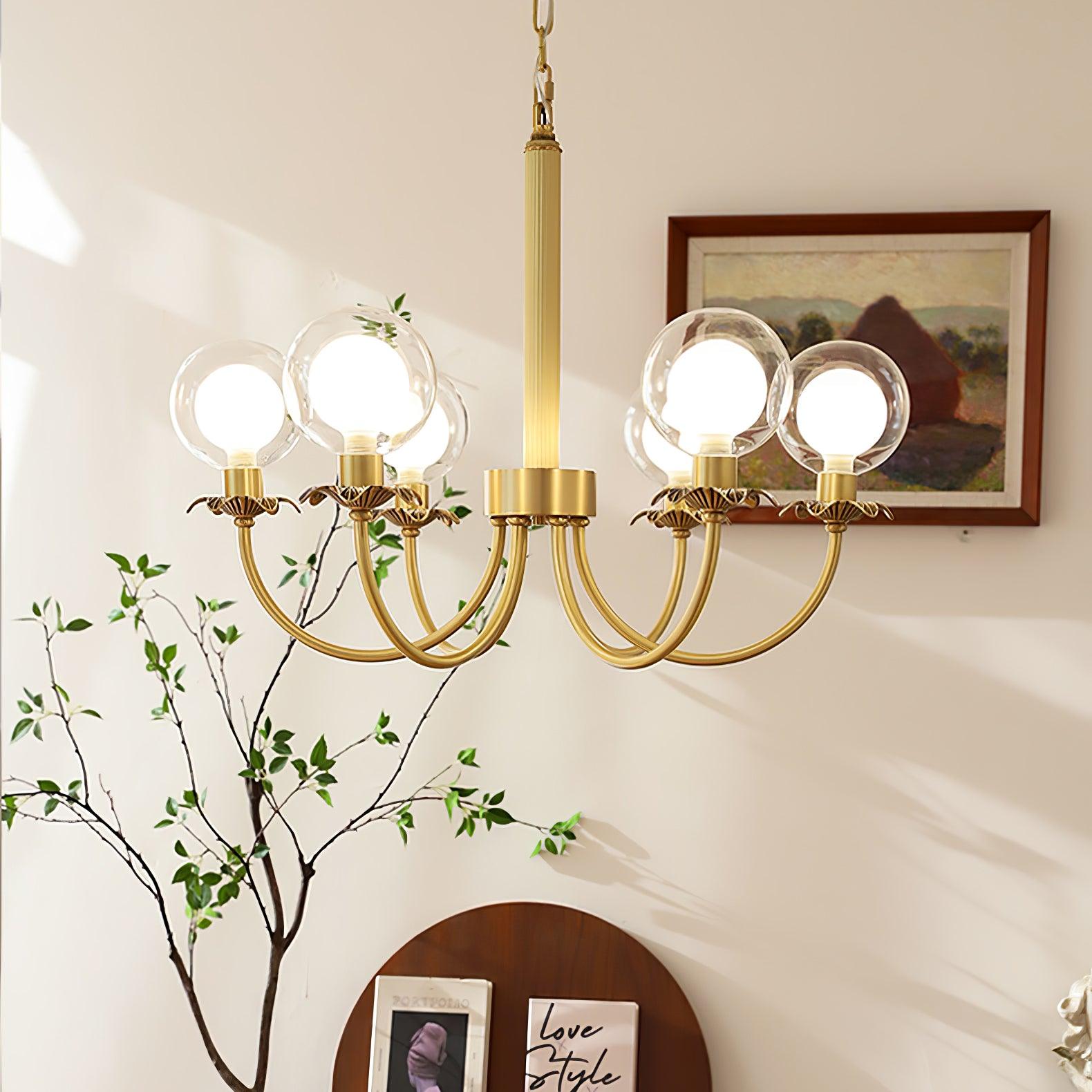 Crown Classic Glass Chandelier - Blowlighting