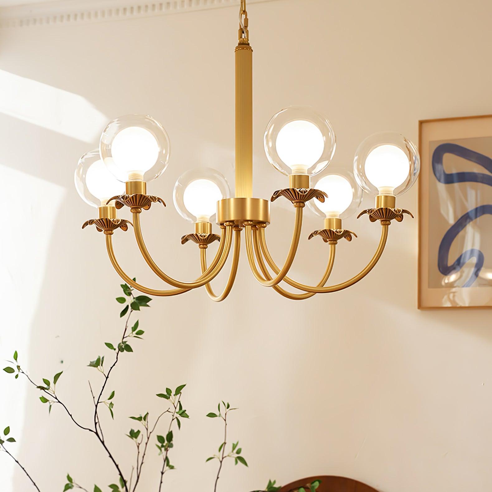 Crown Classic Glass Chandelier - Blowlighting