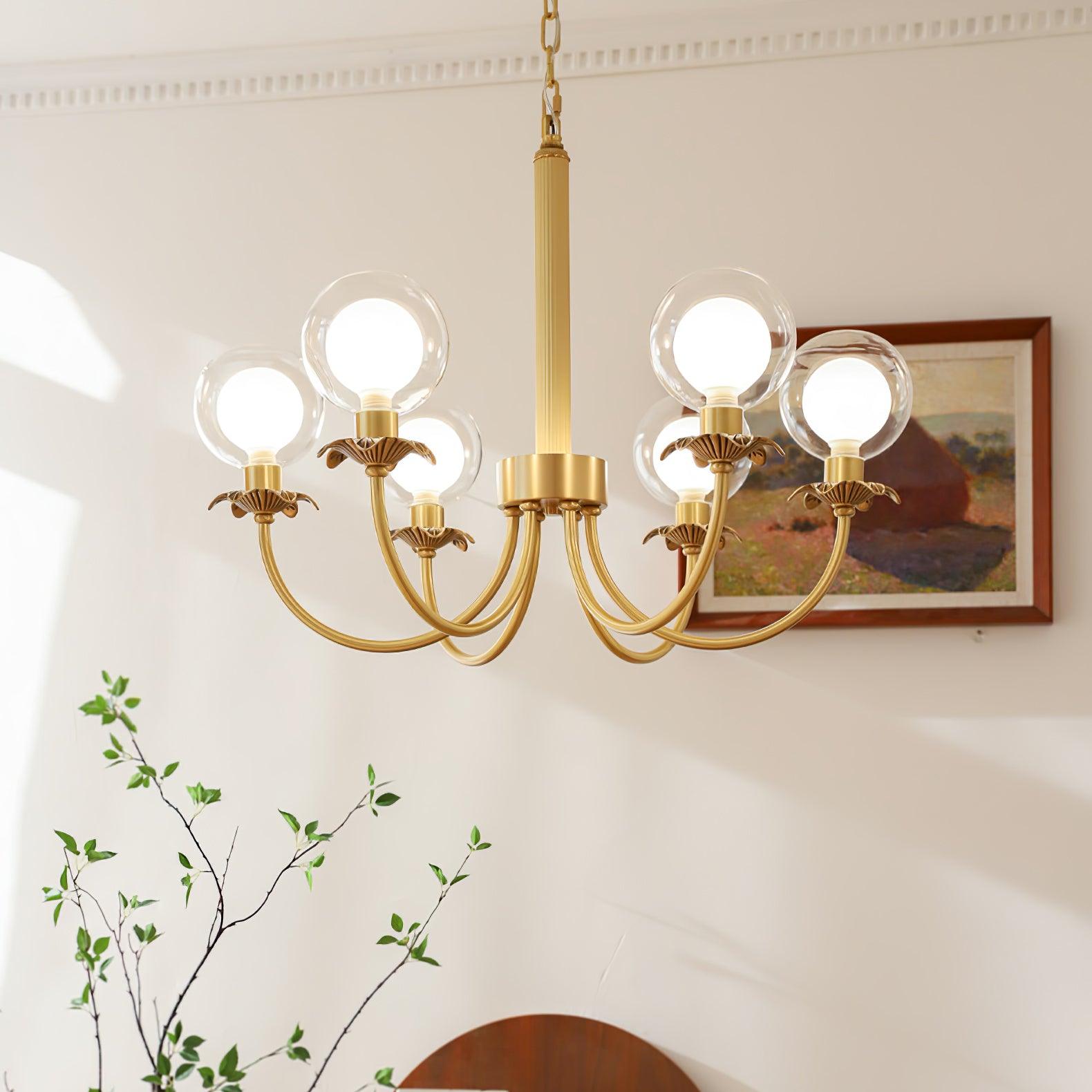 Crown Classic Glass Chandelier - Blowlighting