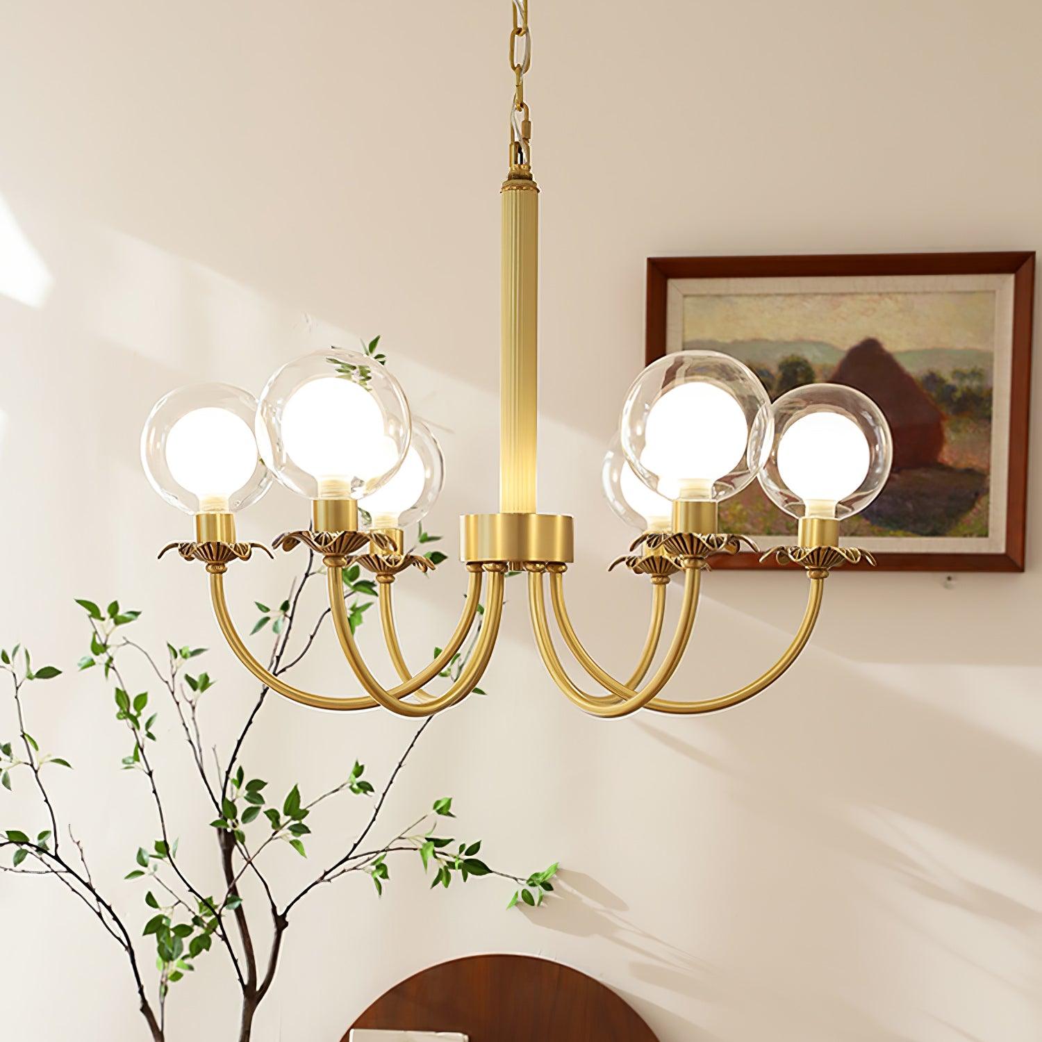 Crown Classic Glass Chandelier - Blowlighting