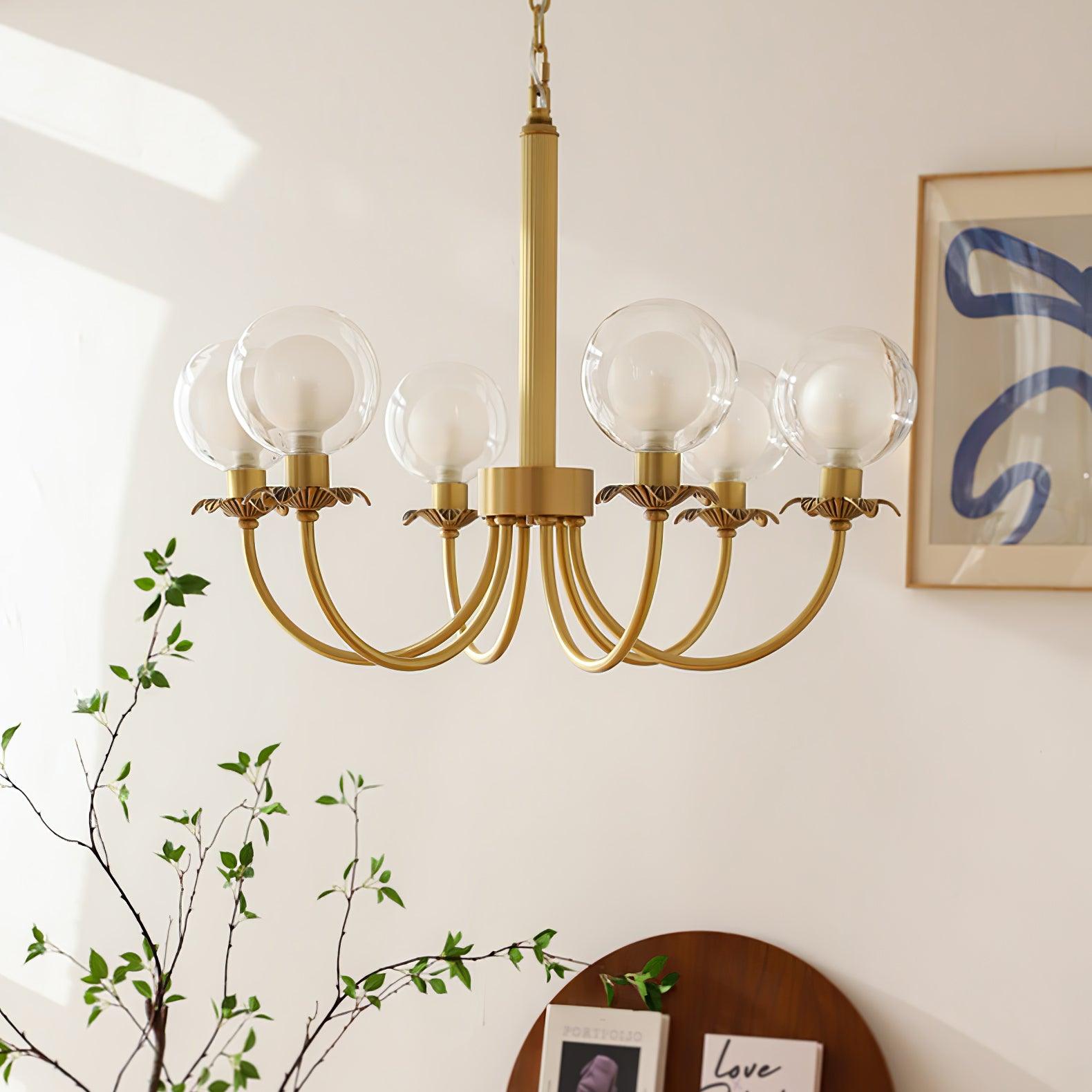 Crown Classic Glass Chandelier - Blowlighting