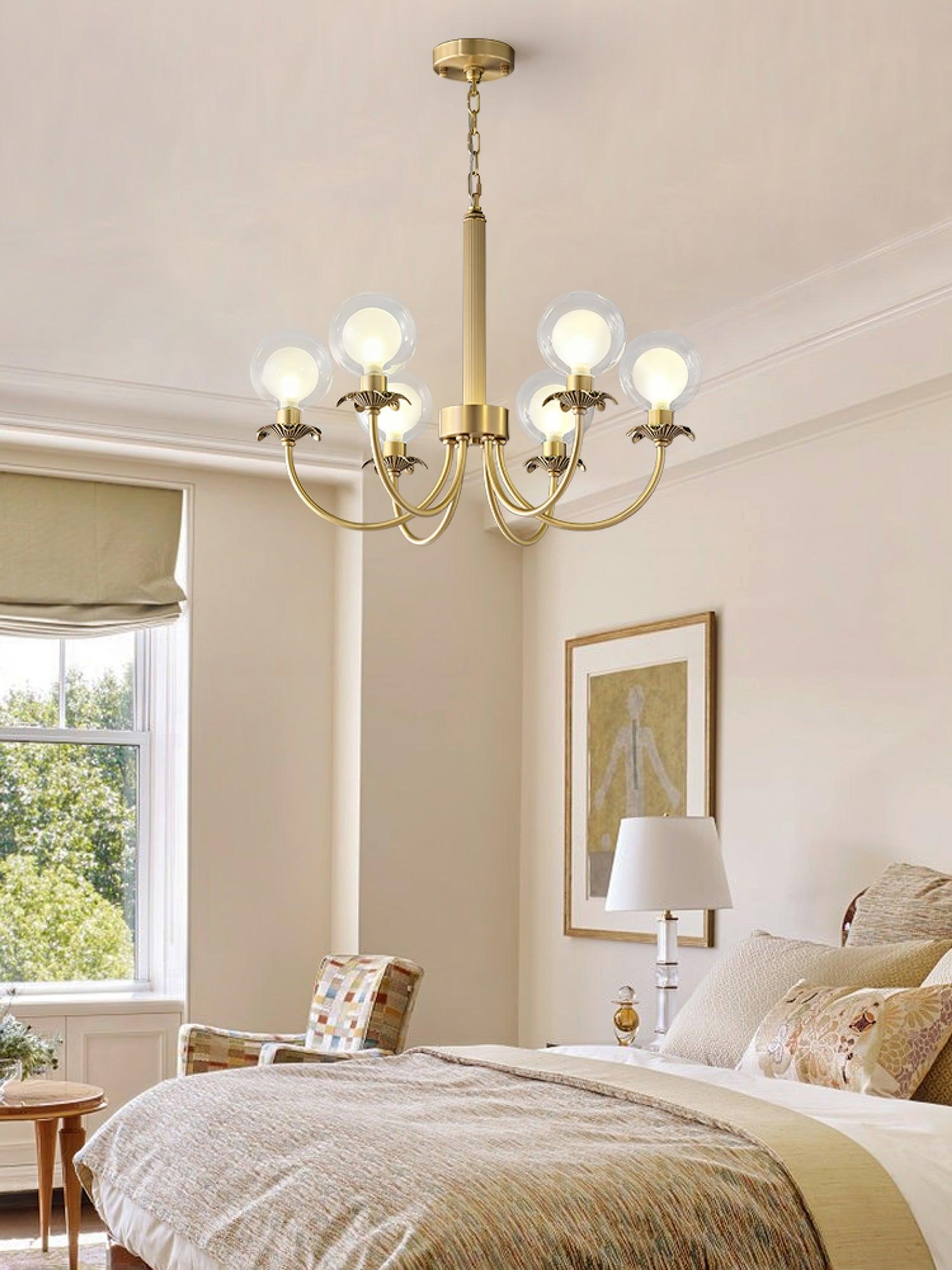 Crown Classic Glass Chandelier - Blowlighting