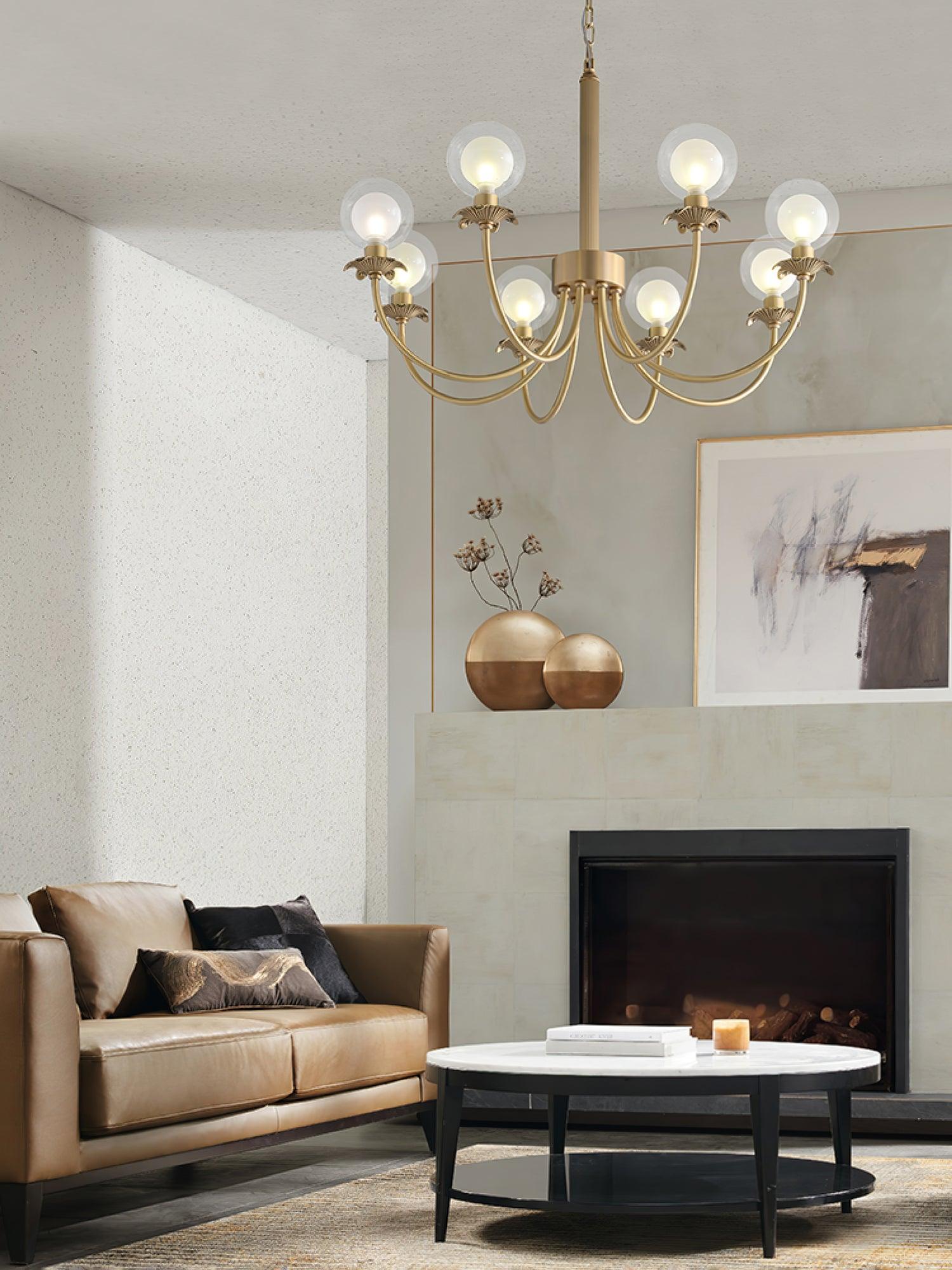 Crown Classic Glass Chandelier - Blowlighting