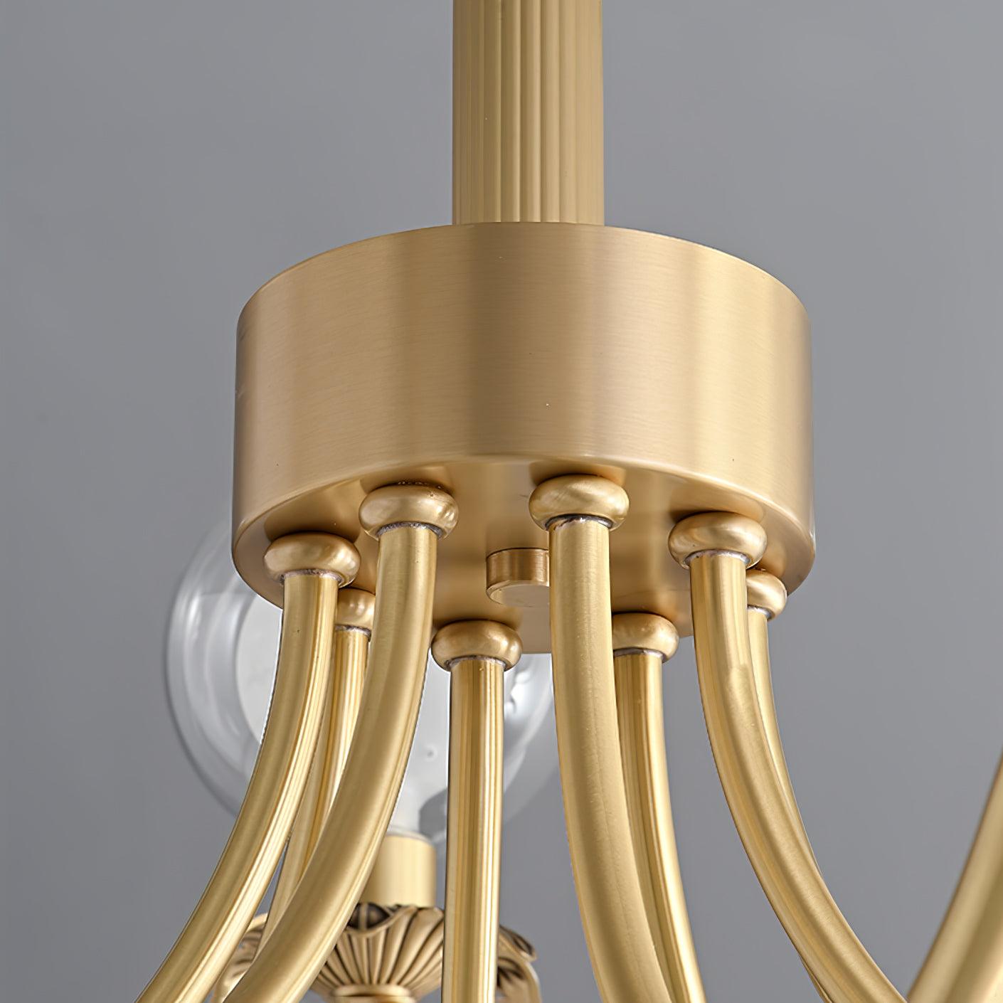 Crown Classic Glass Chandelier - Blowlighting