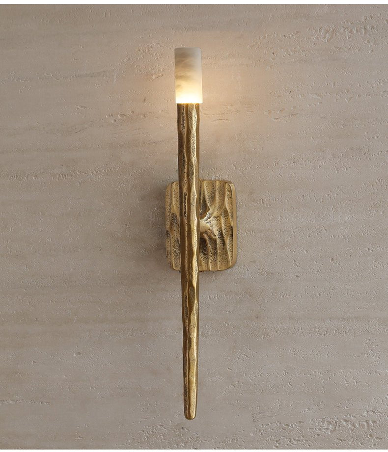 Aurelian Sculpted Alabaster Sconce - Vakkerlight
