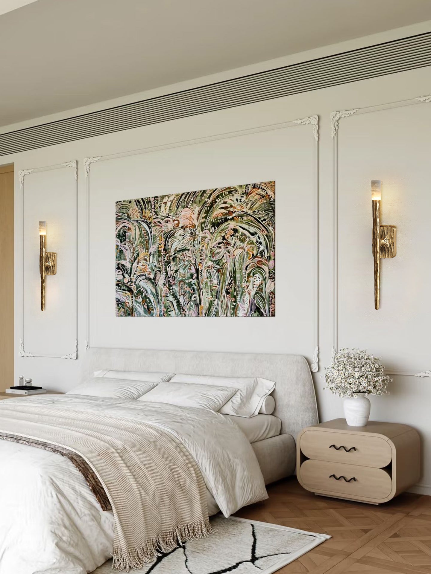 Aurelian Sculpted Alabaster Sconce - Vakkerlight