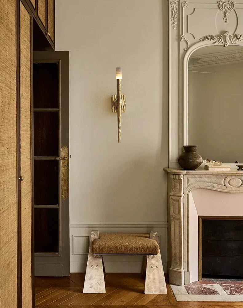 Aurelian Sculpted Alabaster Sconce - Vakkerlight