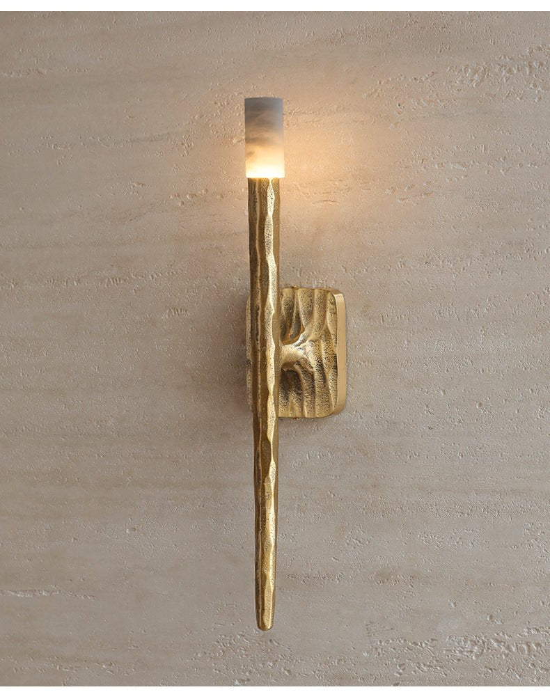 Aurelian Sculpted Alabaster Sconce - Vakkerlight