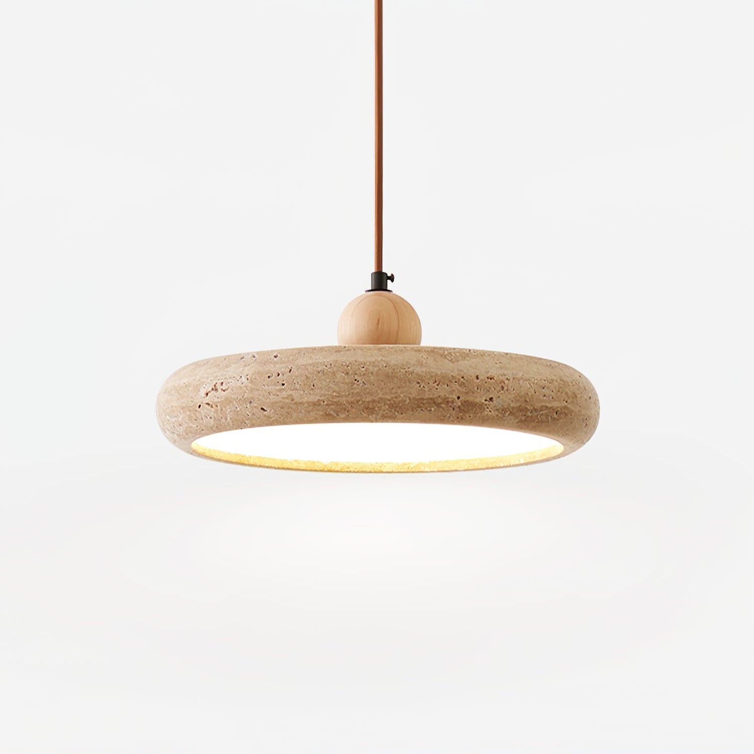 Zesolor Minimalist Travertine Pendant Light - Blowlighting