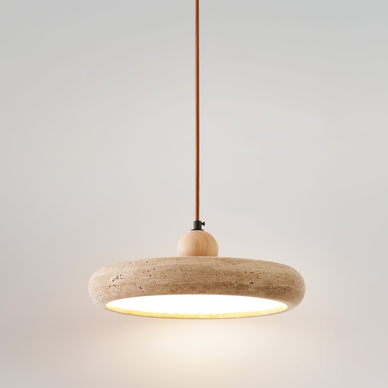 Zesolor Minimalist Travertine Pendant Light - Blowlighting