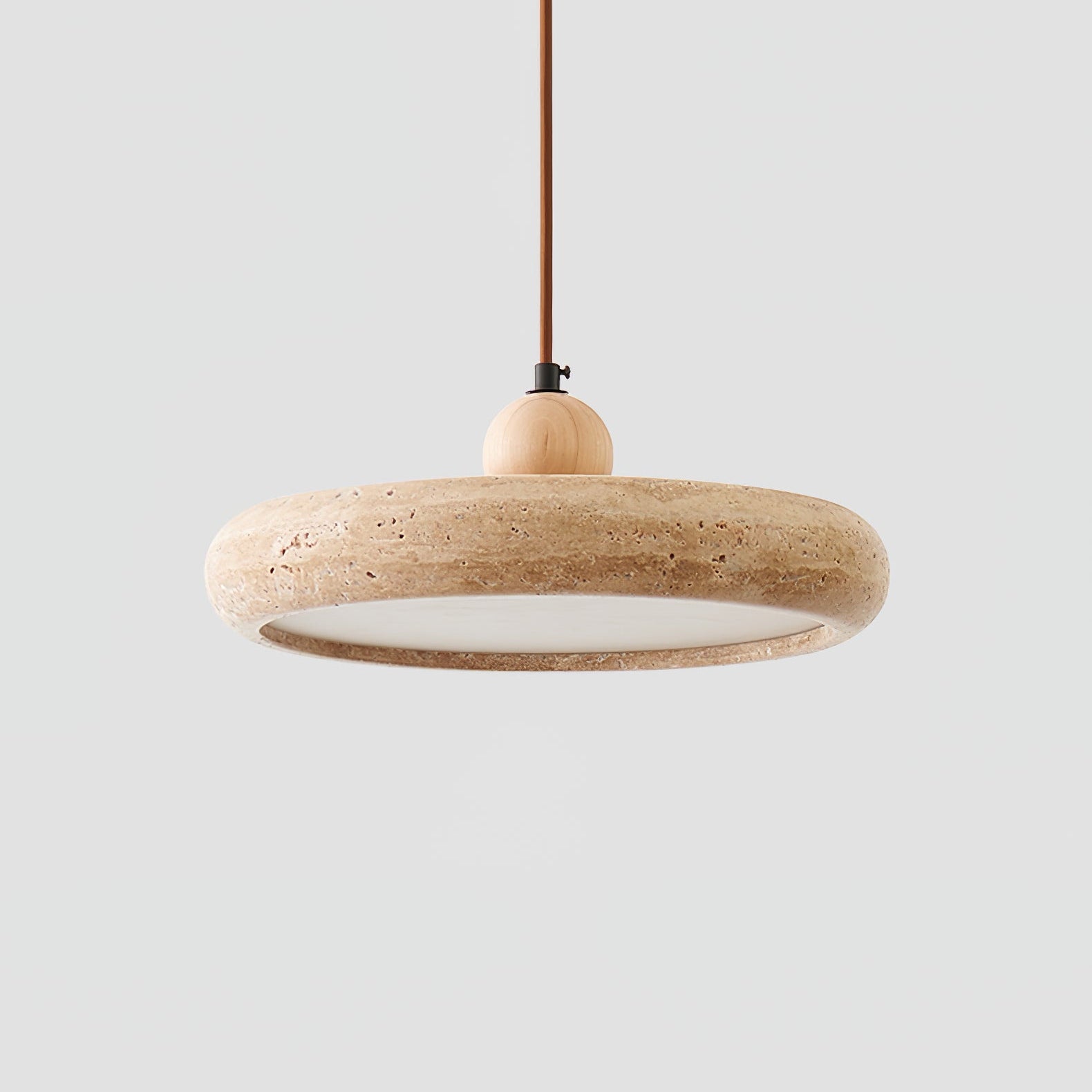 Zesolor Minimalist Travertine Pendant Light - Blowlighting
