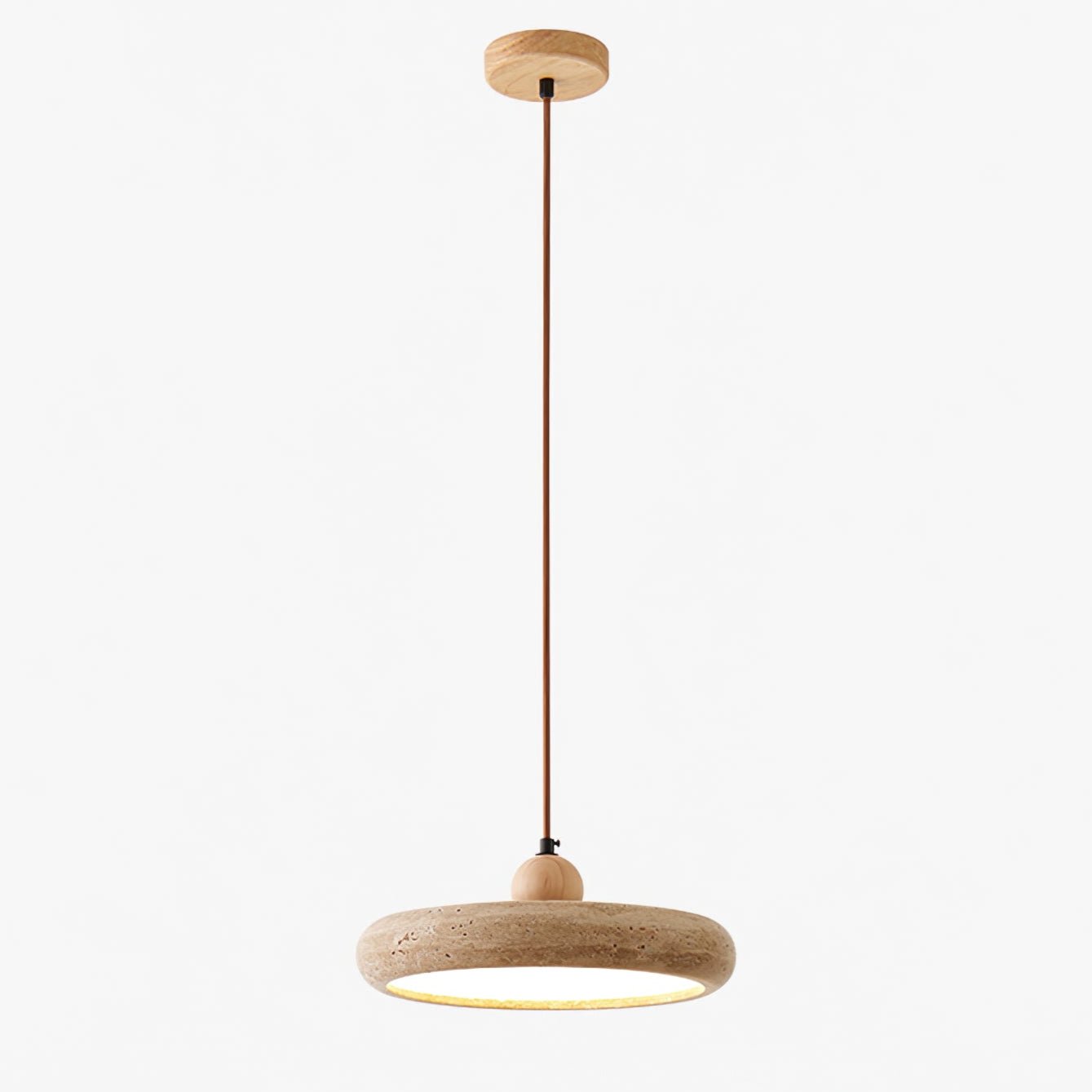 Zesolor Minimalist Travertine Pendant Light - Blowlighting