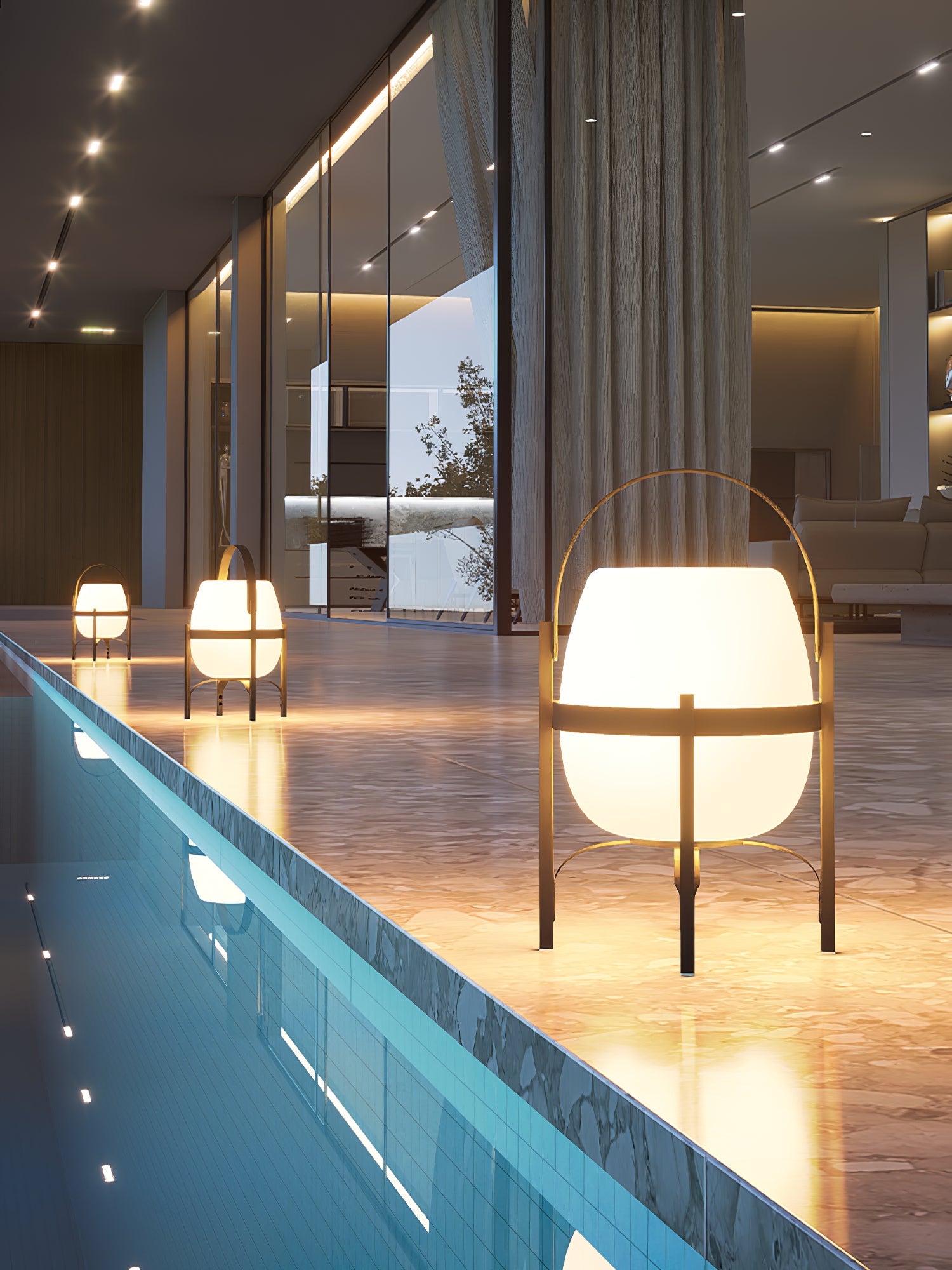 Auren Lantern Outdoor Lamp - Blowlighting