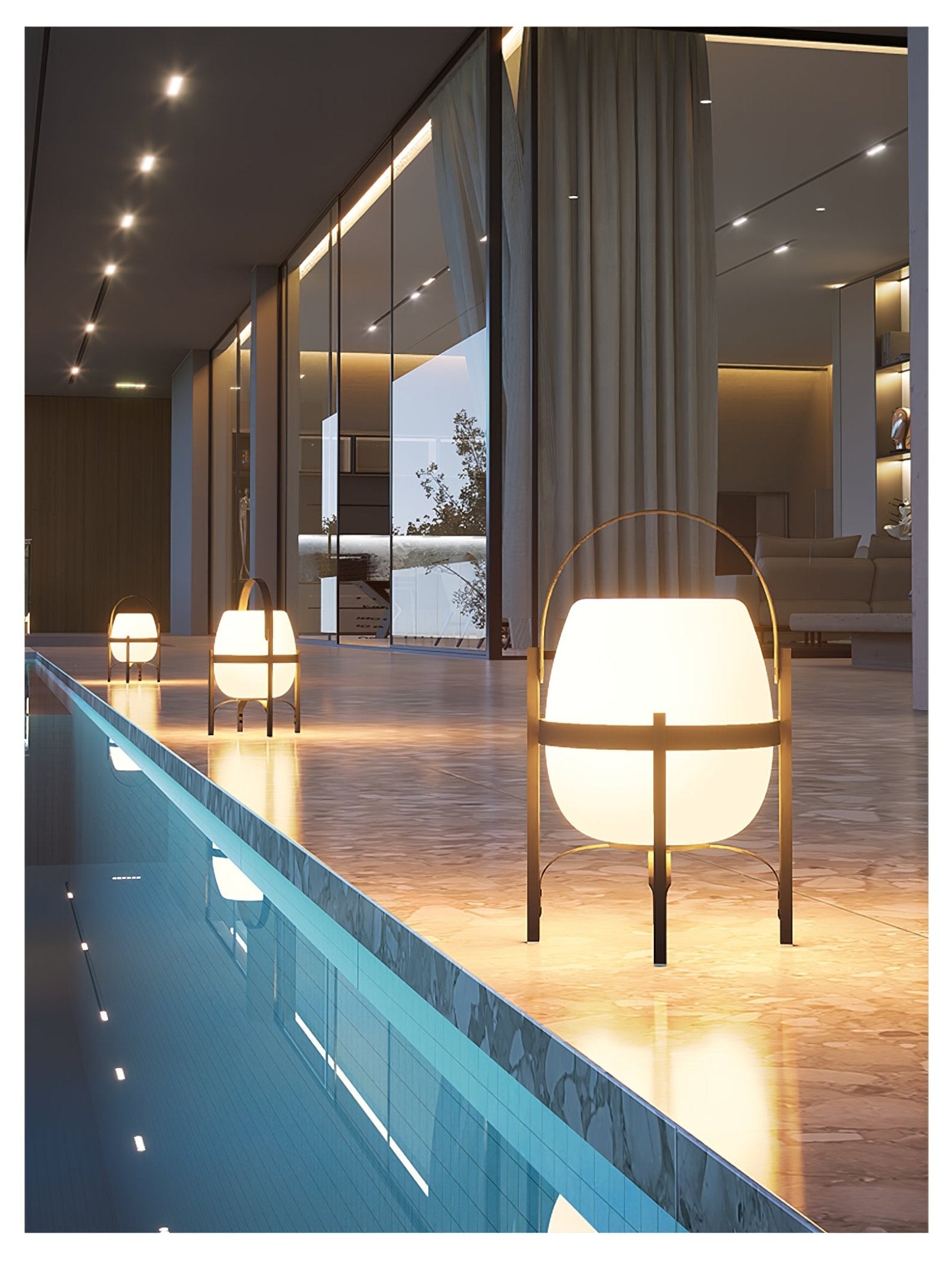Auren Lantern Outdoor Lamp - Blowlighting