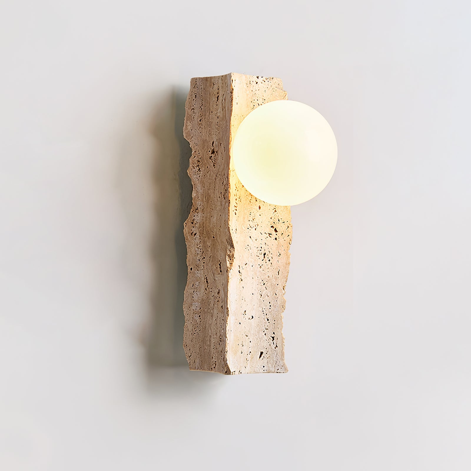 Elnoren Organic Travertine Wall Light - Blowlighting