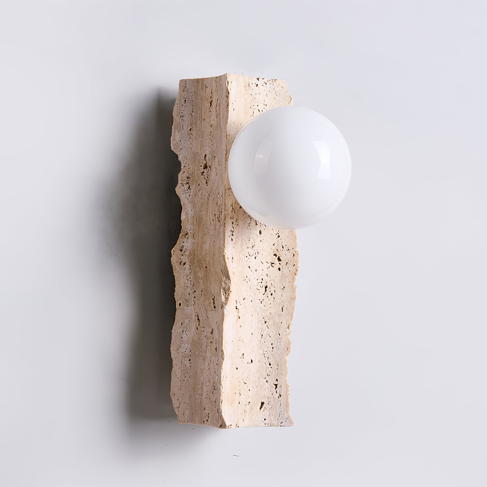 Elnoren Organic Travertine Wall Light - Blowlighting