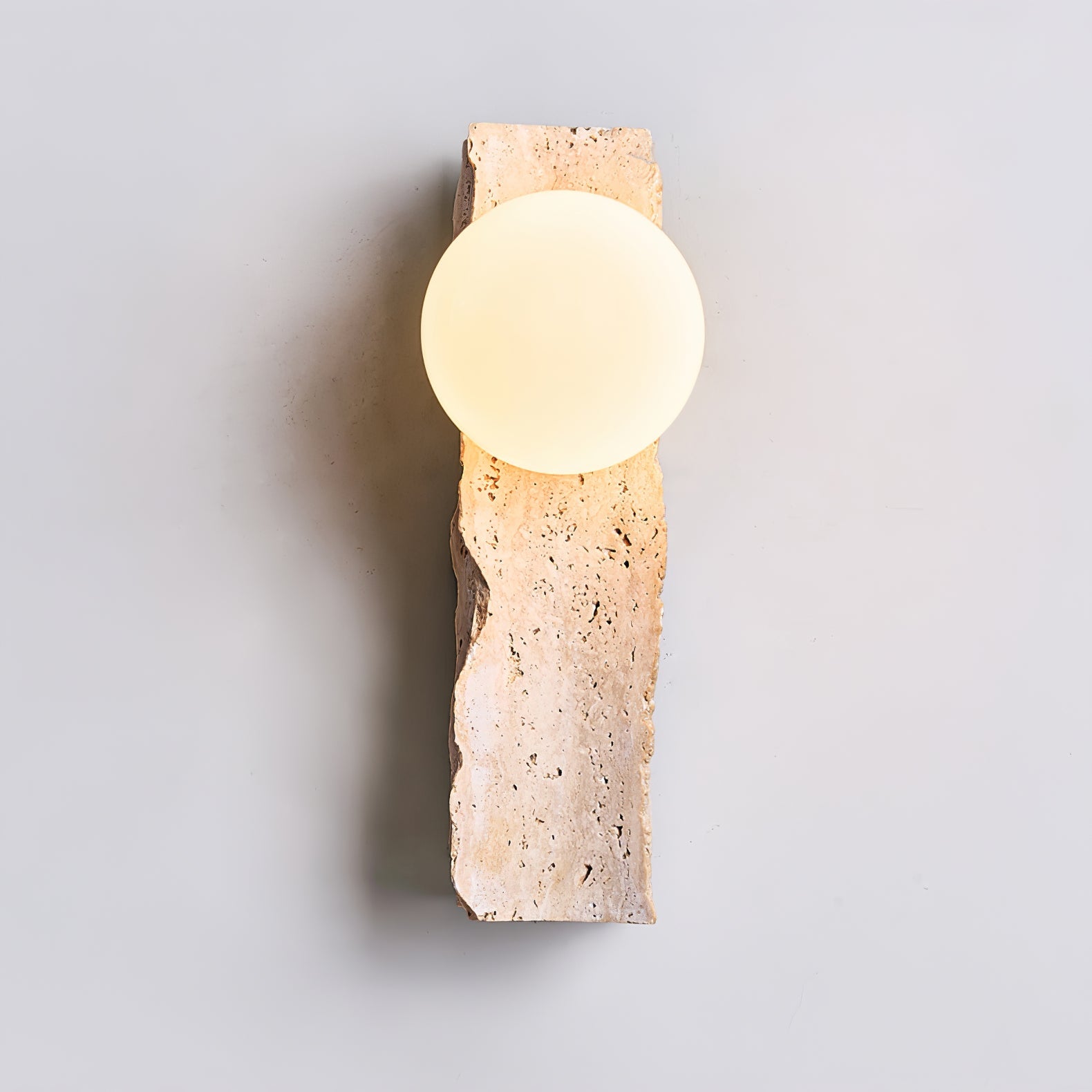 Elnoren Organic Travertine Wall Light - Blowlighting