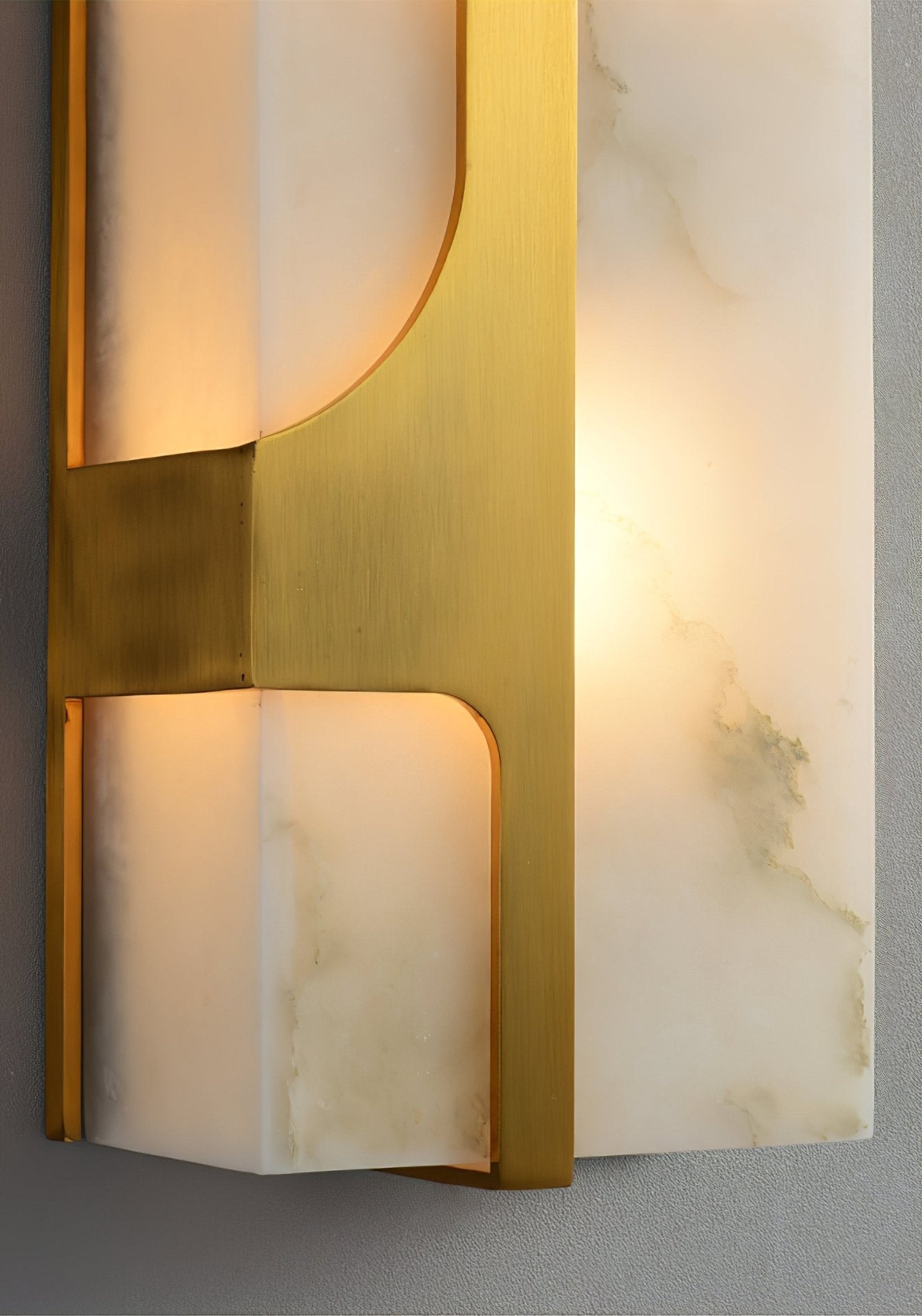 Ocarionis Geometric Alabaster Wall Light - Blowlighting
