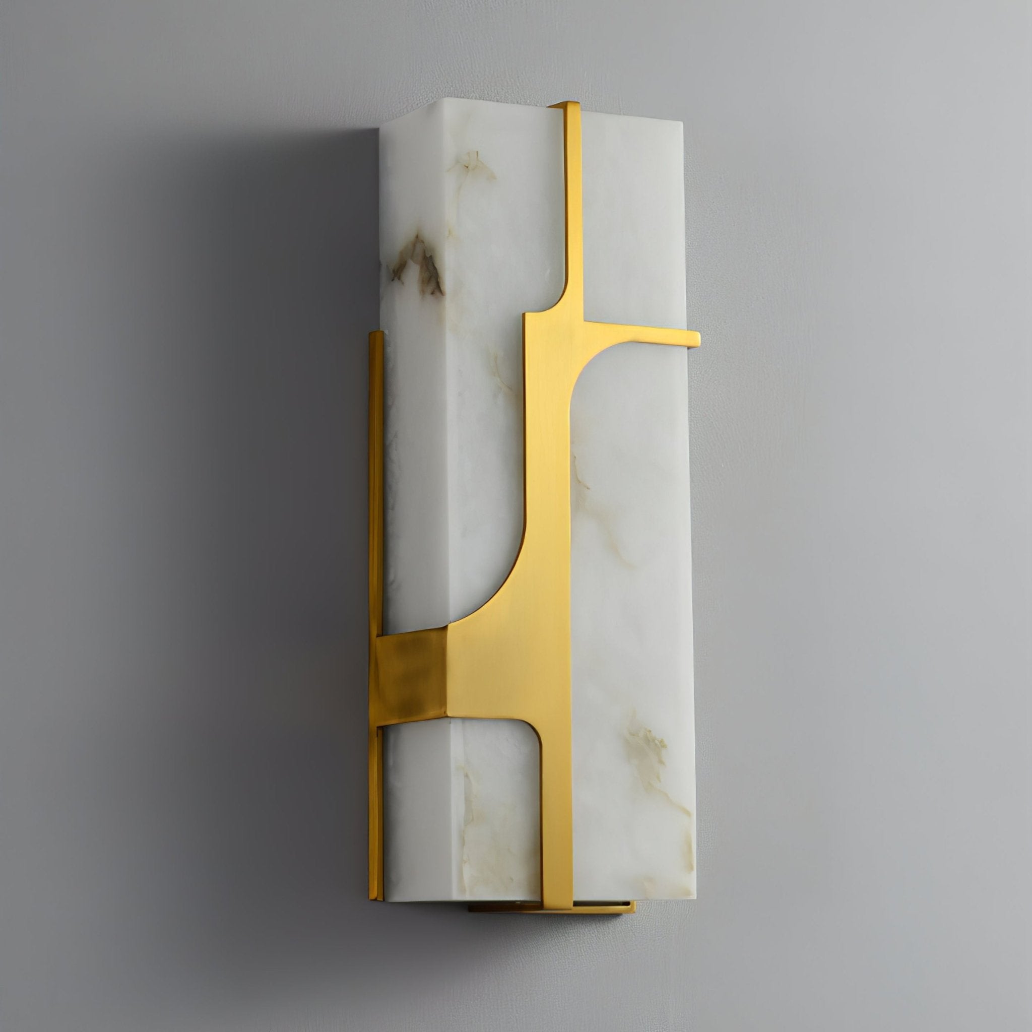 Ocarionis Geometric Alabaster Wall Light - Blowlighting