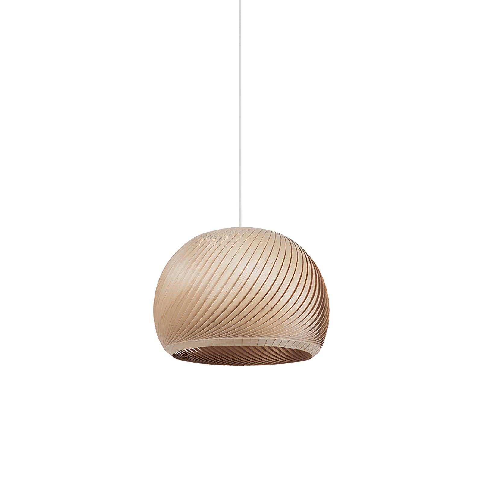 Spiral Vintage Wood Pendant Lamp - Blowlighting