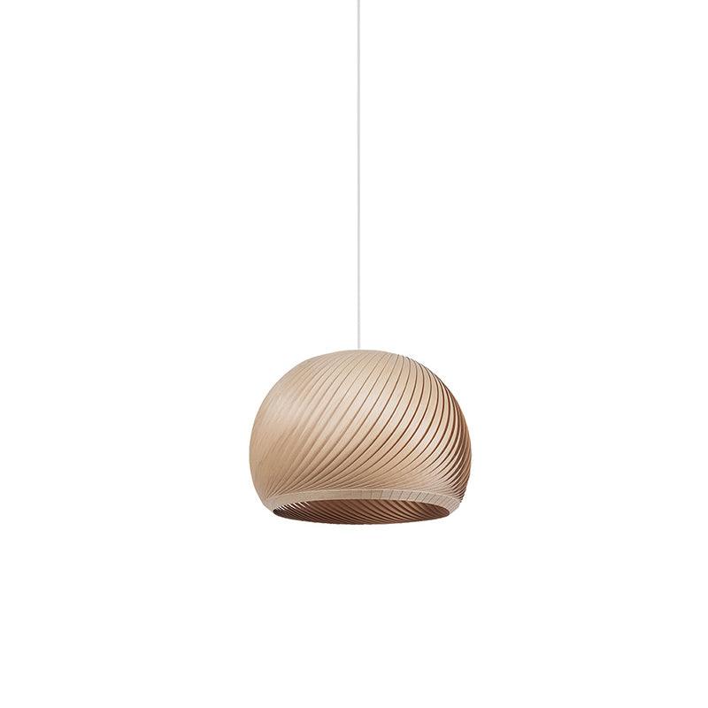 Spiral Vintage Wood Pendant Lamp - Blowlighting