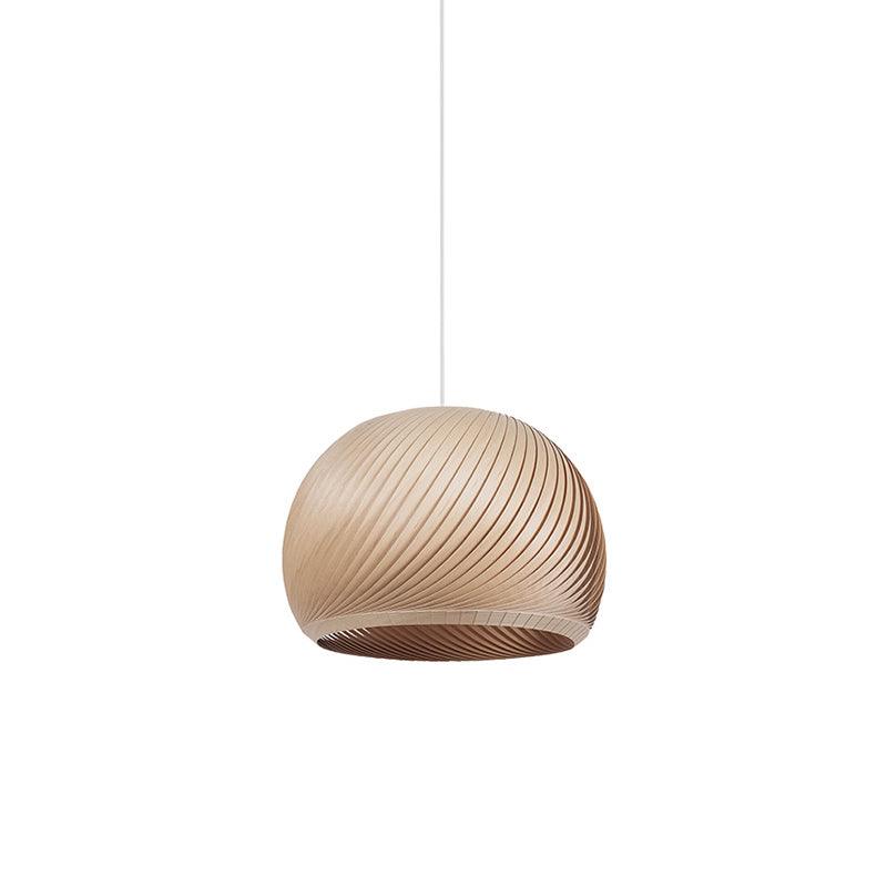 Spiral Vintage Wood Pendant Lamp - Blowlighting