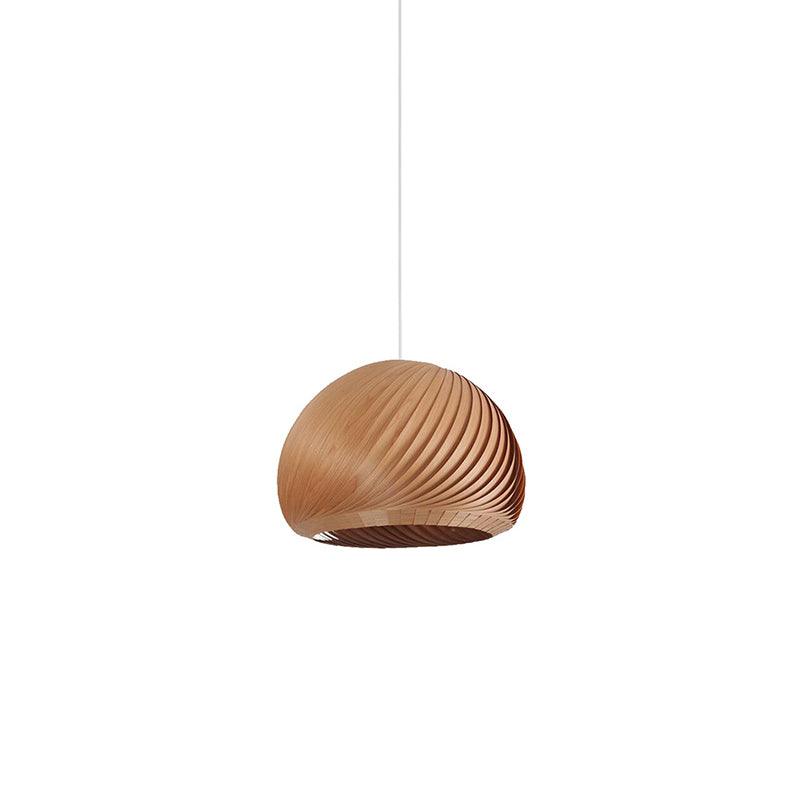 Spiral Vintage Wood Pendant Lamp - Blowlighting