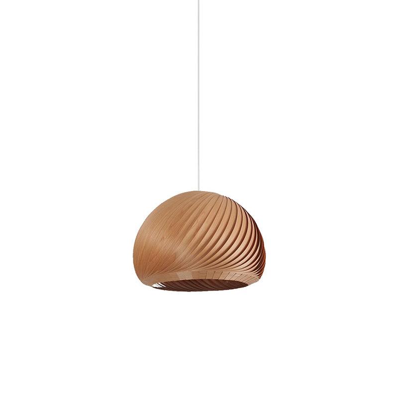 Spiral Vintage Wood Pendant Lamp - Blowlighting