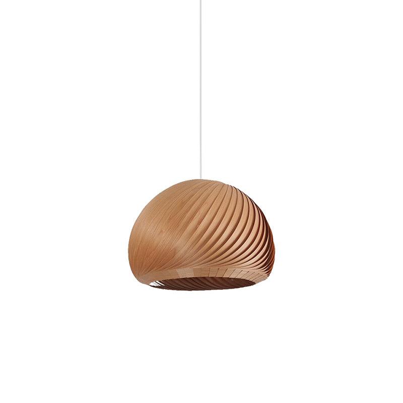 Spiral Vintage Wood Pendant Lamp - Blowlighting