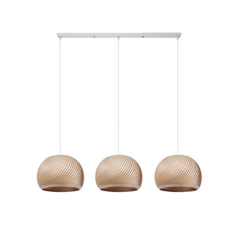 Spiral Vintage Wood Pendant Lamp - Blowlighting