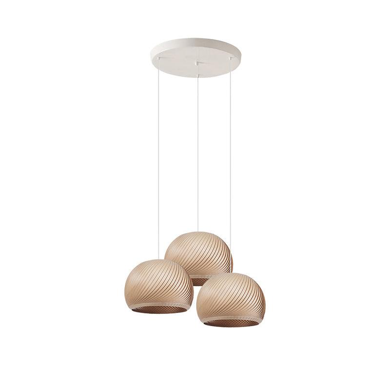 Spiral Vintage Wood Pendant Lamp - Blowlighting