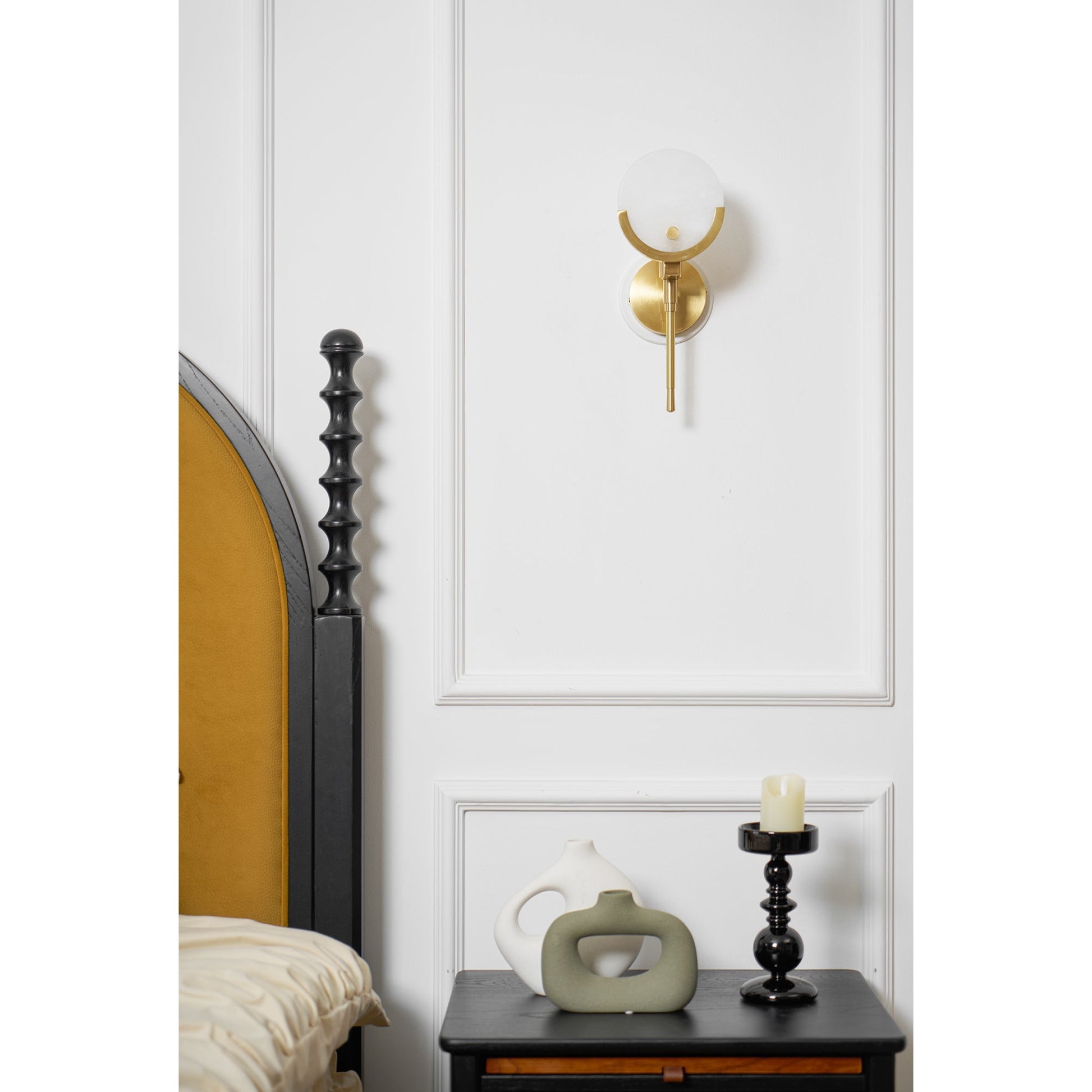 Zavarara Sphere Alabaster Wall Light - Blowlighting