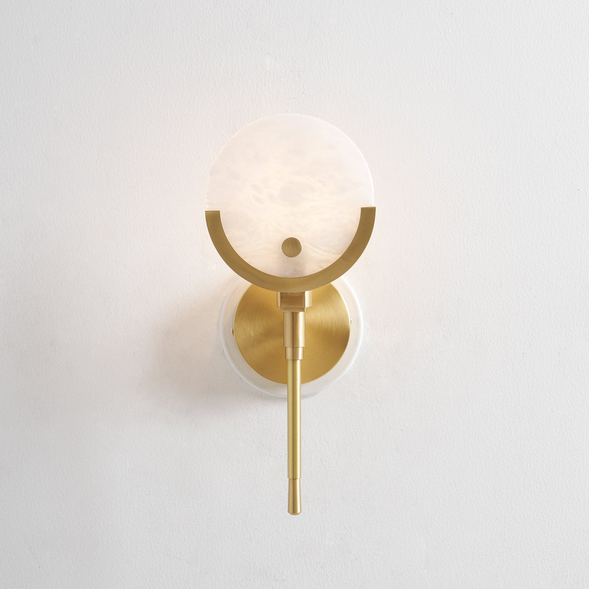 Zavarara Sphere Alabaster Wall Light - Blowlighting