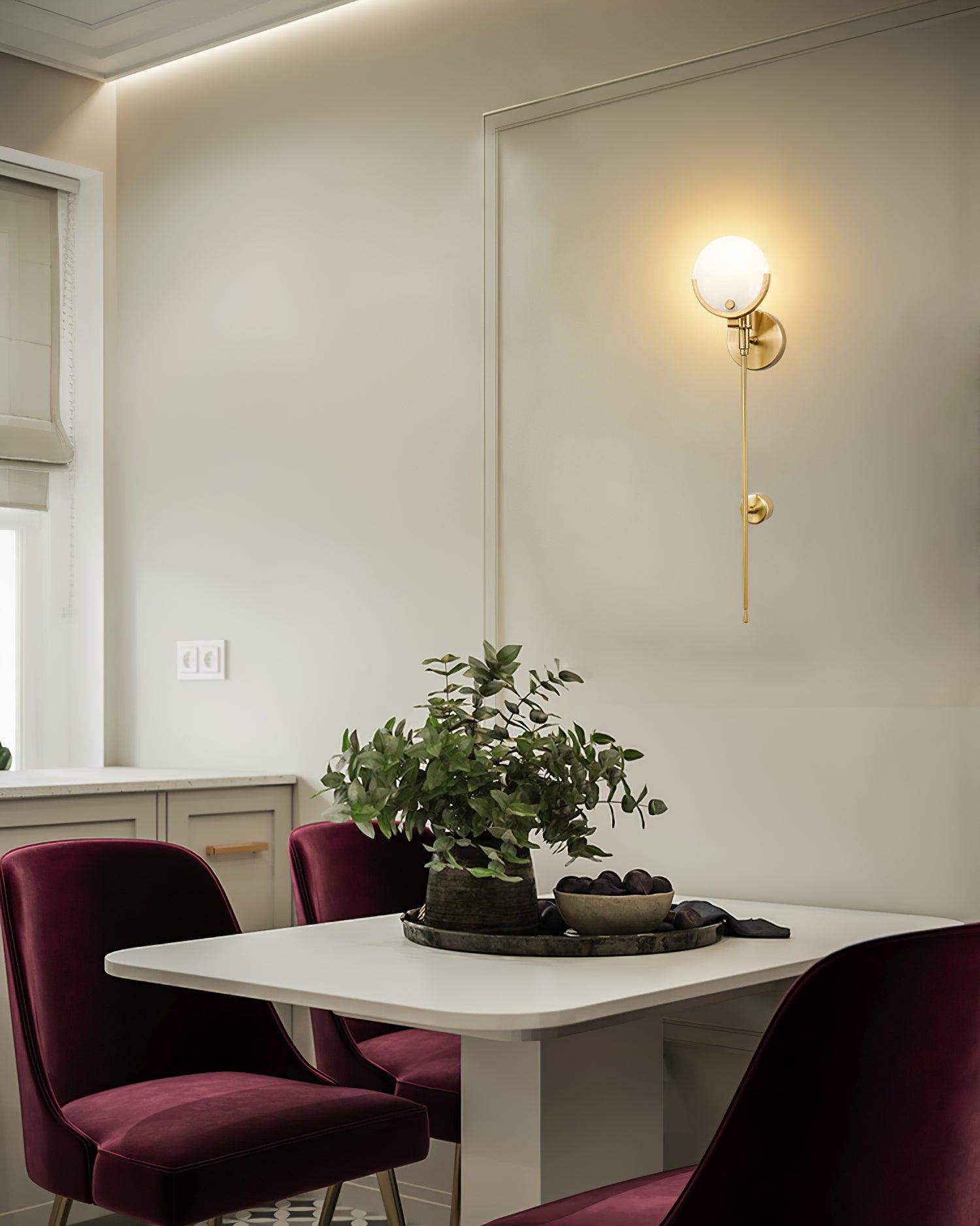Zavarara Sphere Alabaster Wall Light - Blowlighting