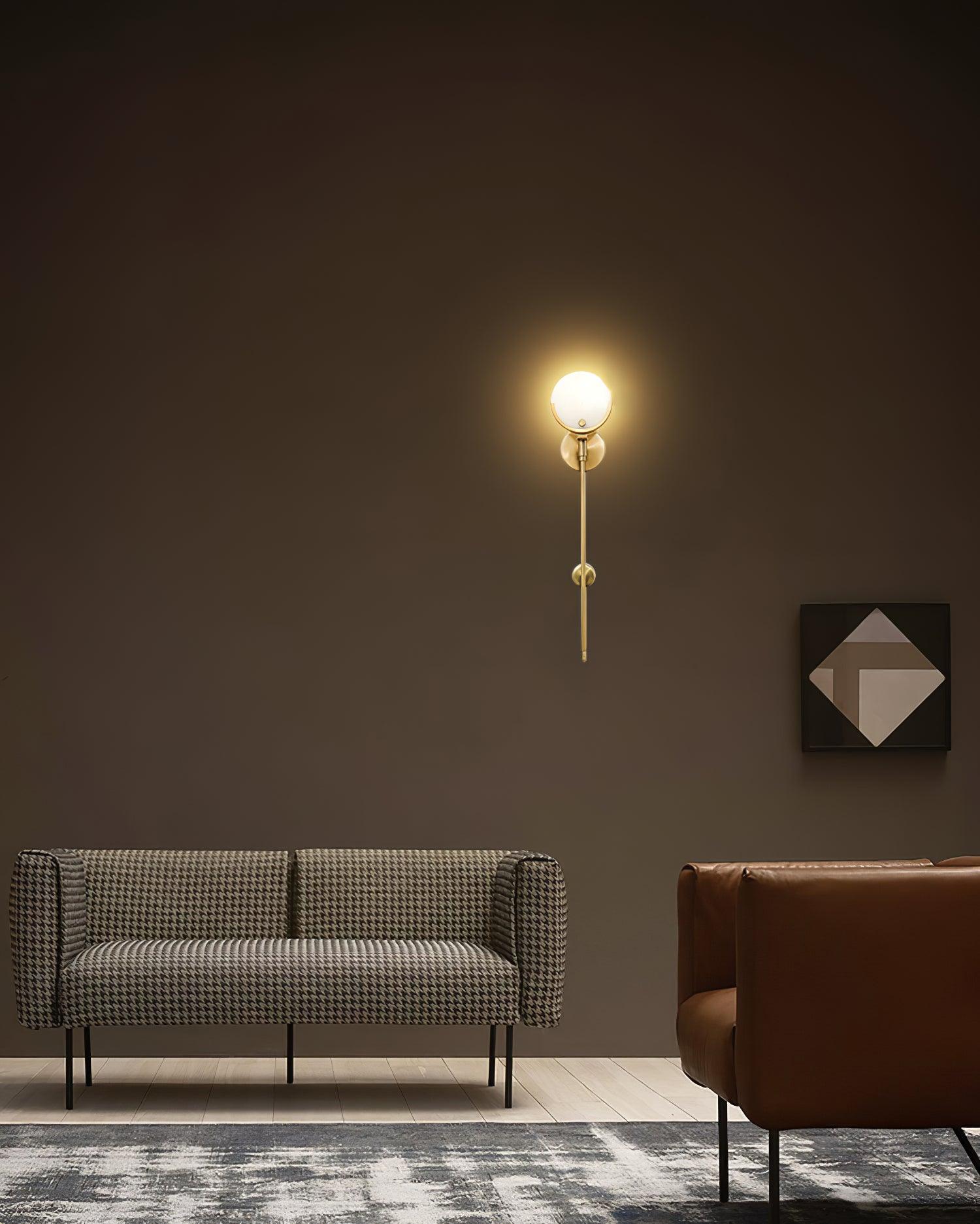 Zavarara Sphere Alabaster Wall Light - Blowlighting