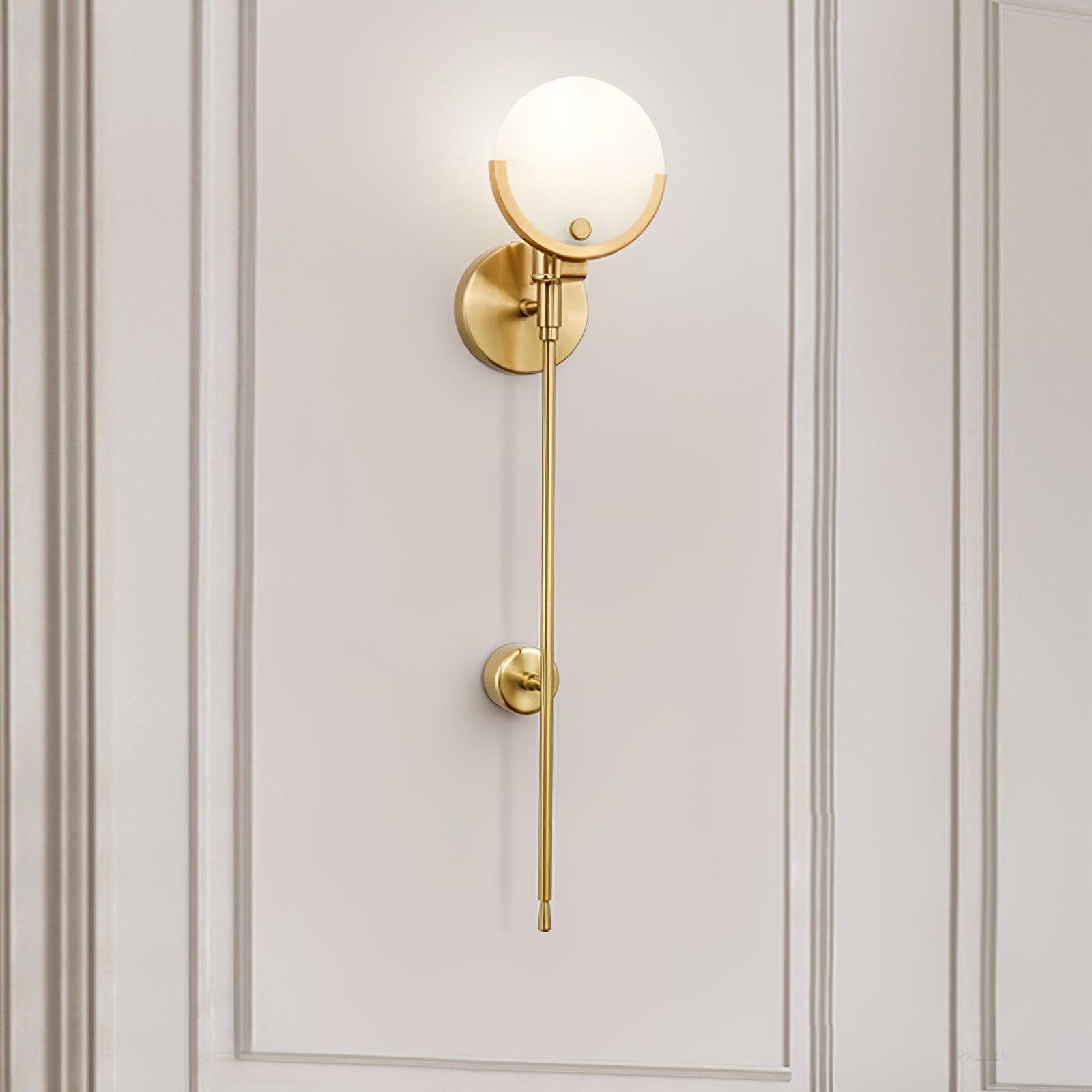 Zavarara Sphere Alabaster Wall Light - Blowlighting