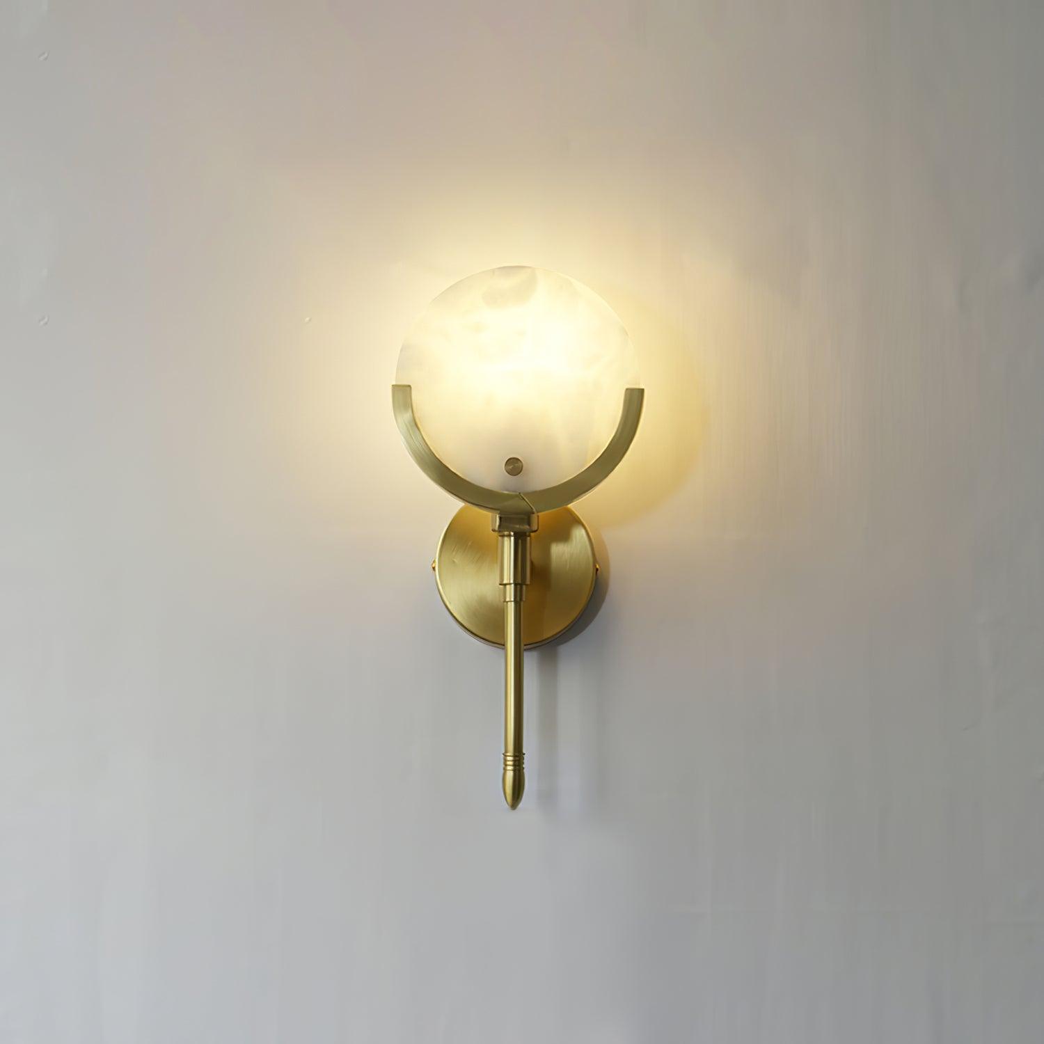 Zavarara Sphere Alabaster Wall Light - Blowlighting