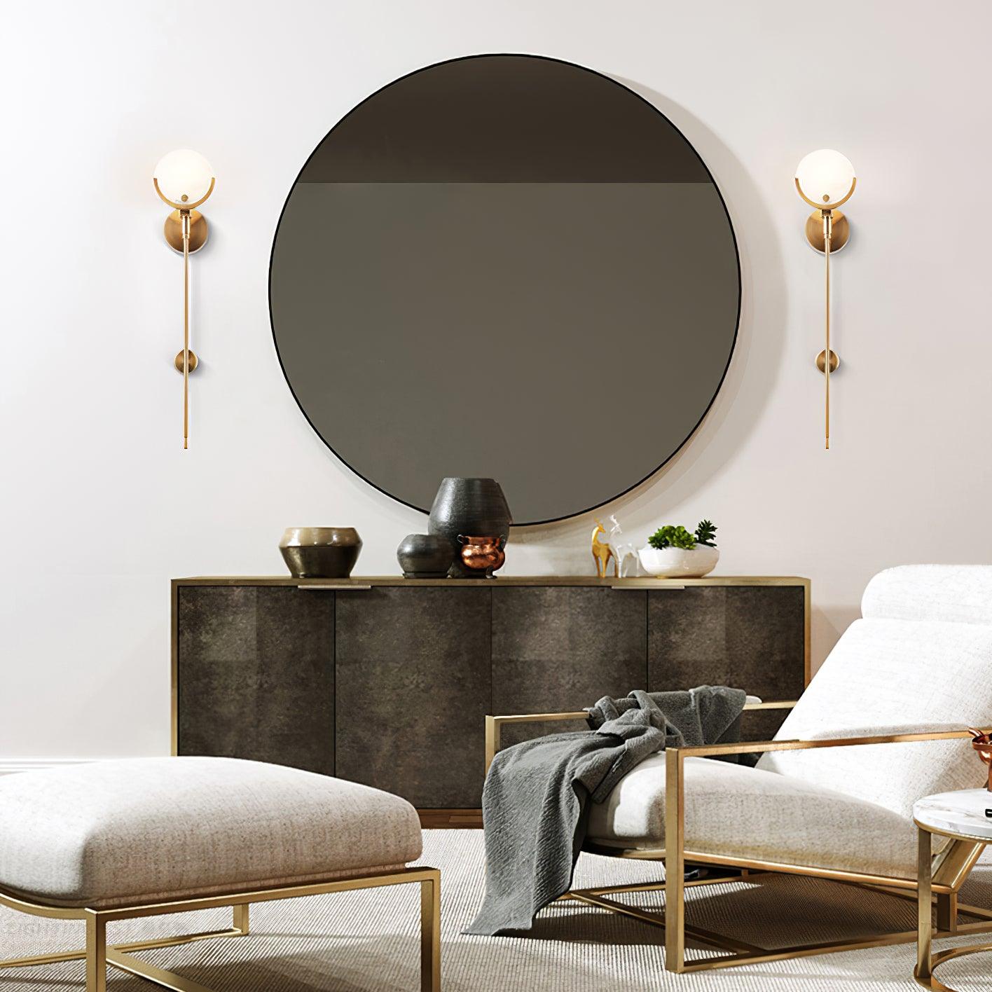 Zavarara Sphere Alabaster Wall Light - Blowlighting