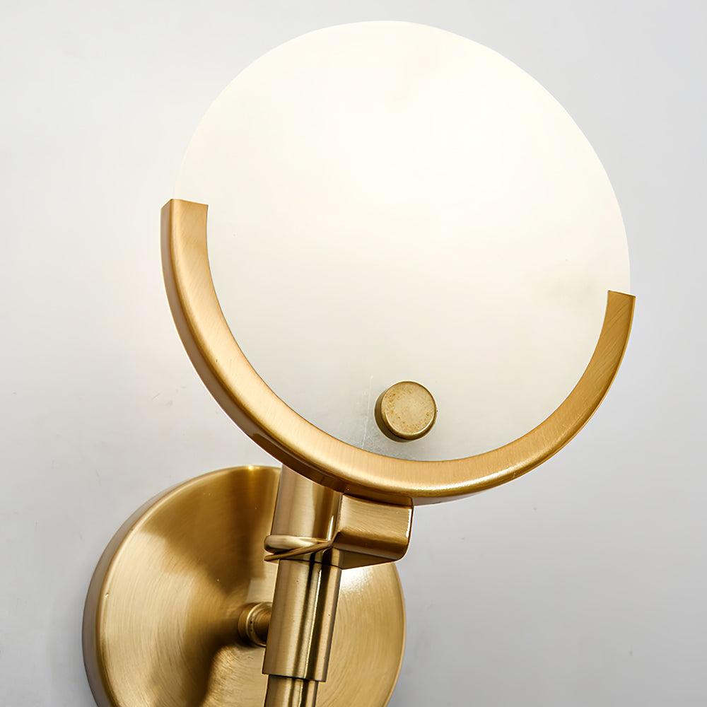 Zavarara Sphere Alabaster Wall Light - Blowlighting