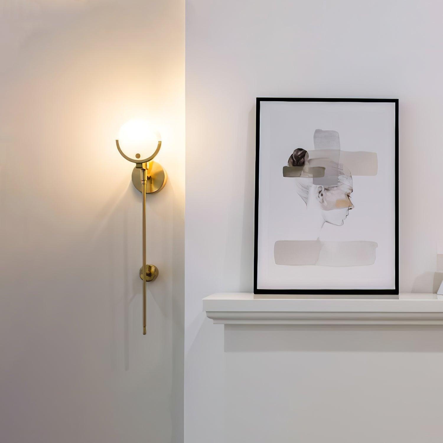 Zavarara Sphere Alabaster Wall Light - Blowlighting