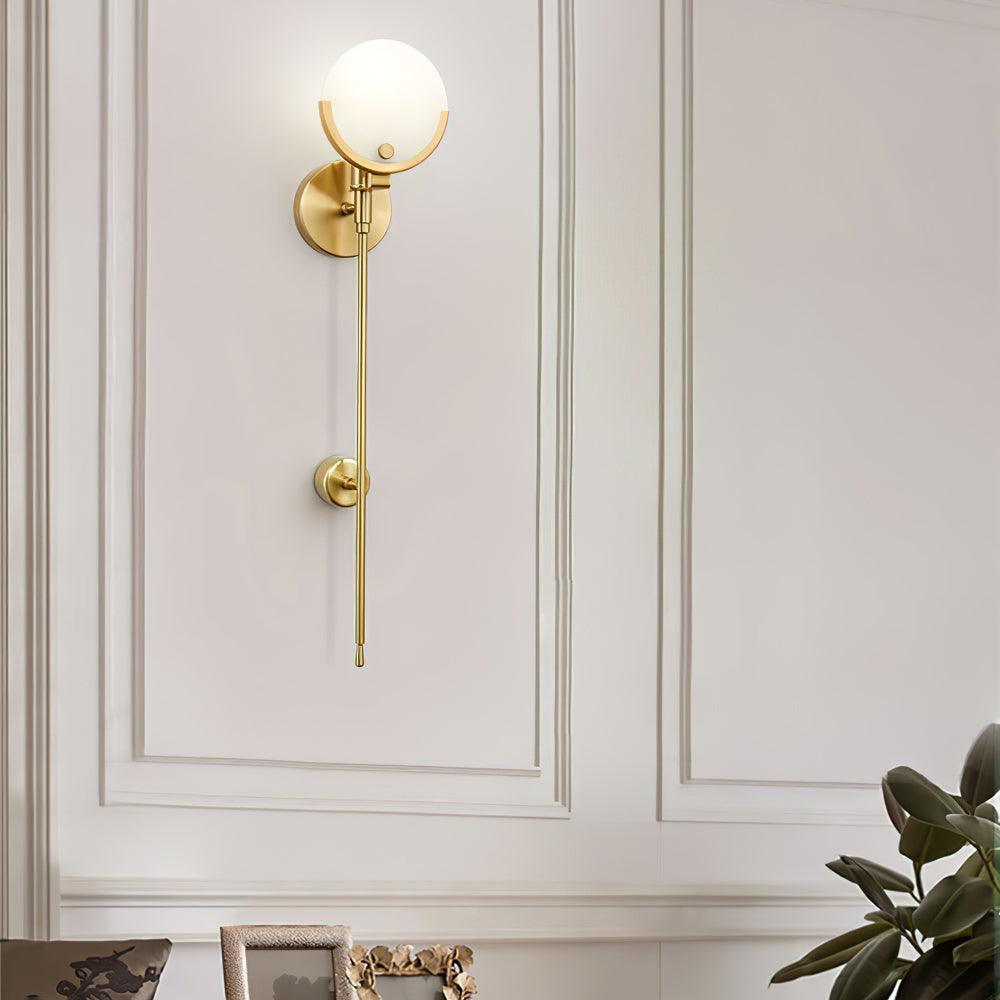 Zavarara Sphere Alabaster Wall Light - Blowlighting