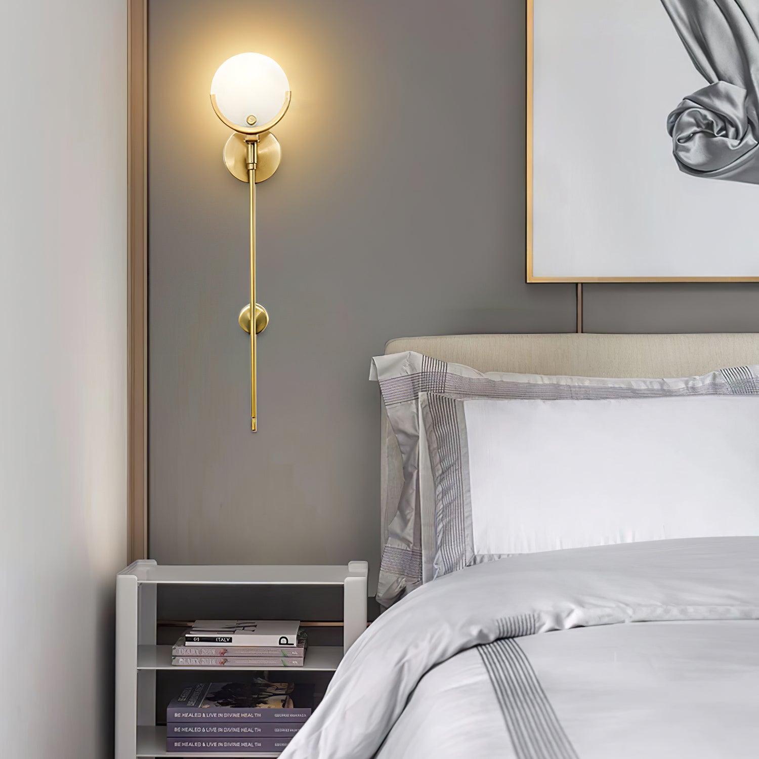 Zavarara Sphere Alabaster Wall Light - Blowlighting