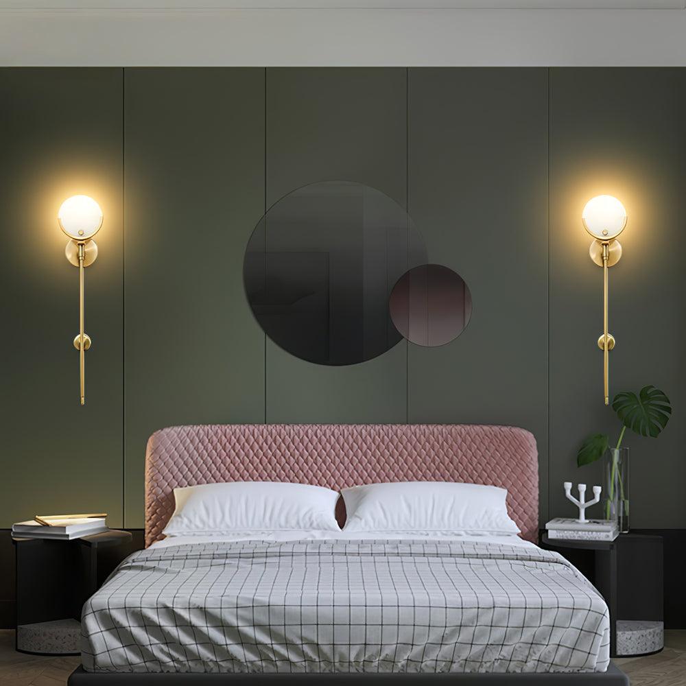Zavarara Sphere Alabaster Wall Light - Blowlighting