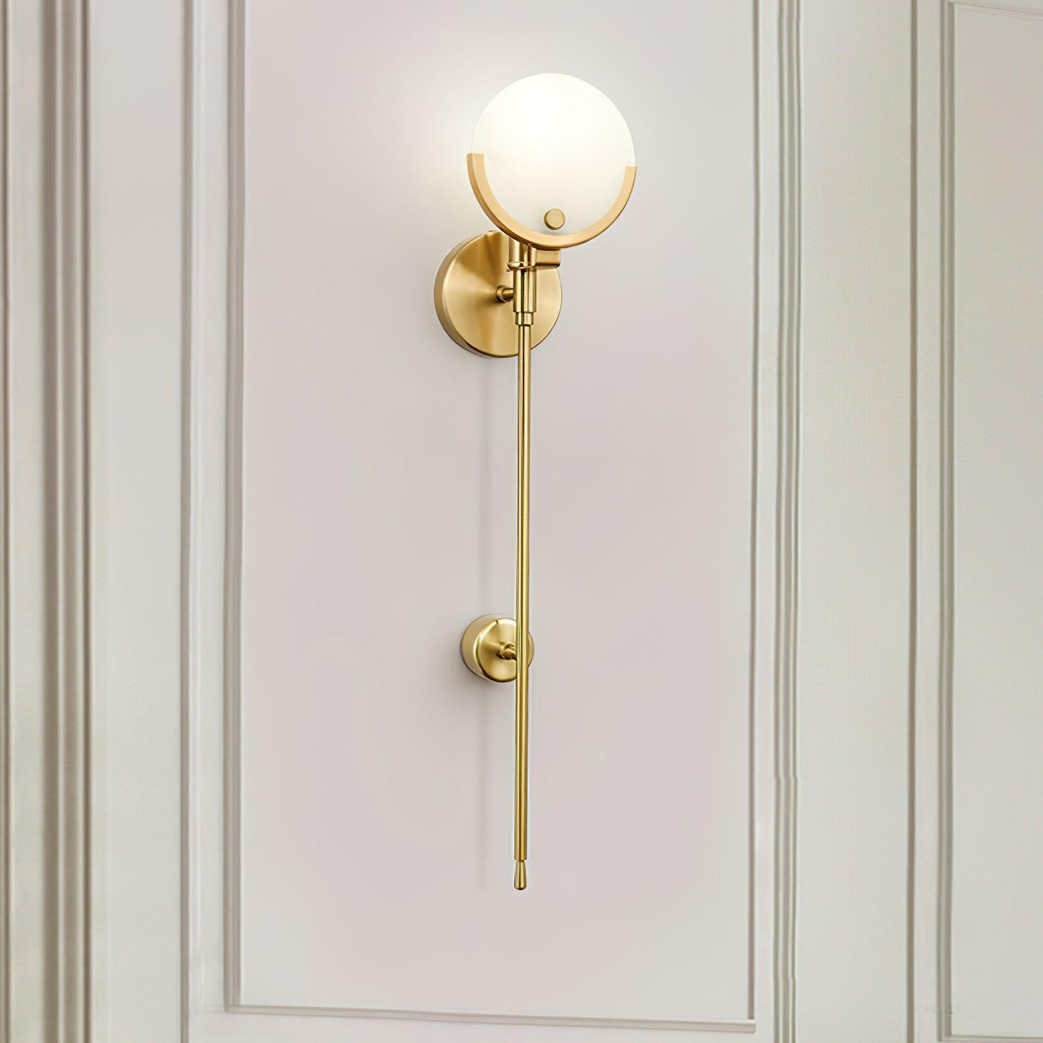 Zavarara Sphere Alabaster Wall Light - Blowlighting
